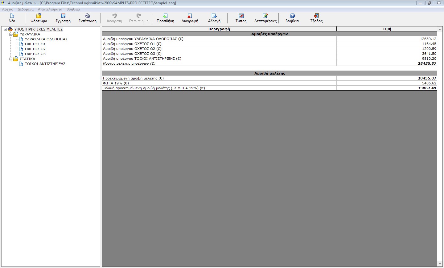 Project Fees